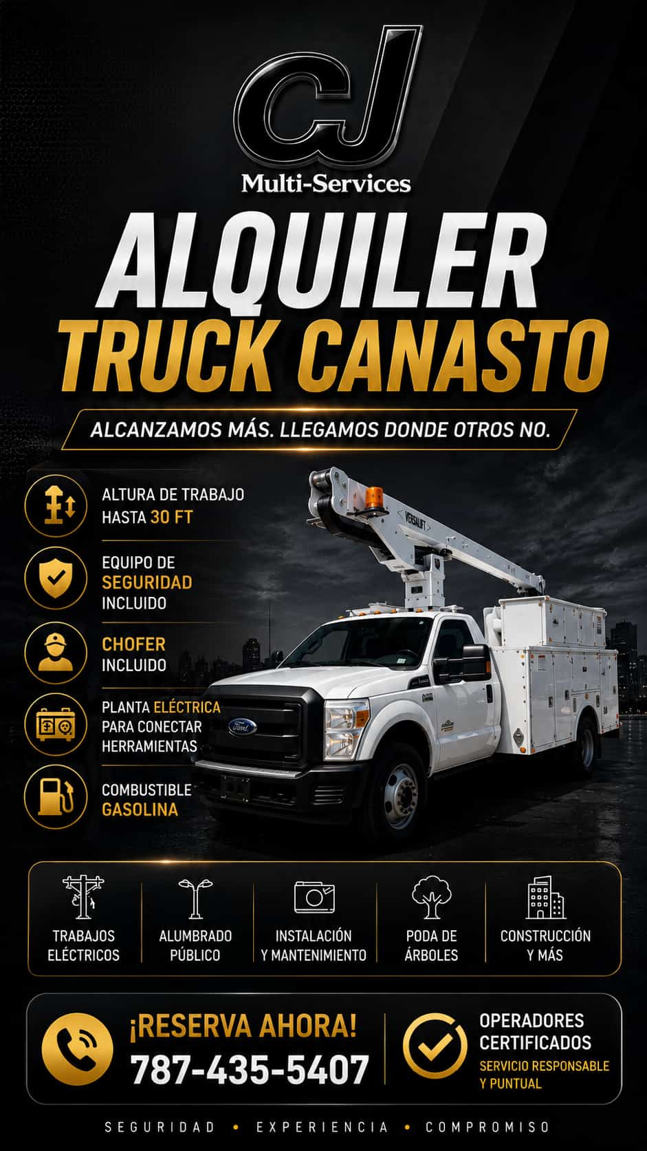 Alquiler Truck Canasto